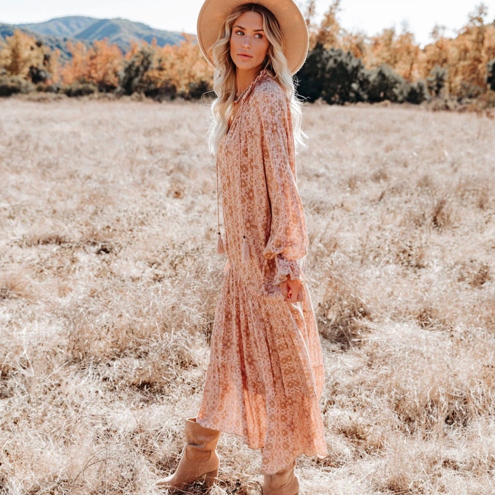 VICI True Story Tiered Boho Maxi Dress